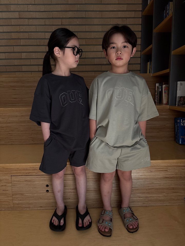 Our - Korean Children Fashion - #kidsstore - Stitch Logo Set - 8