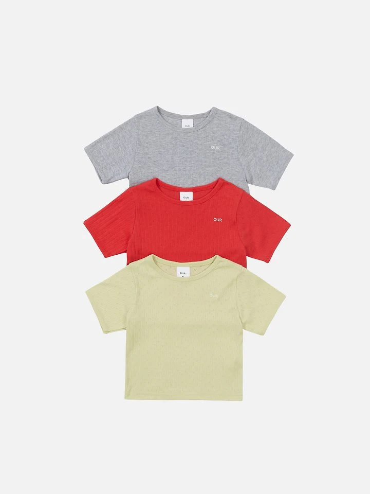 Our - Korean Children Fashion - #kidsstore - Carrot Ribbed Tee