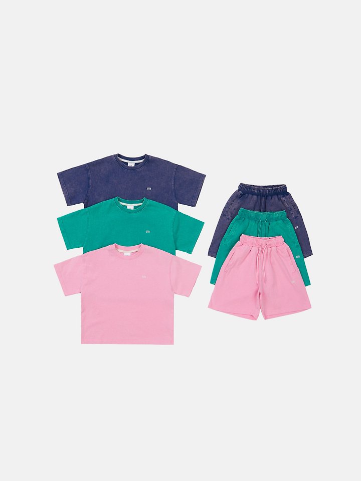 Our - Korean Children Fashion - #kidsstore - 26 Stone Washed Set