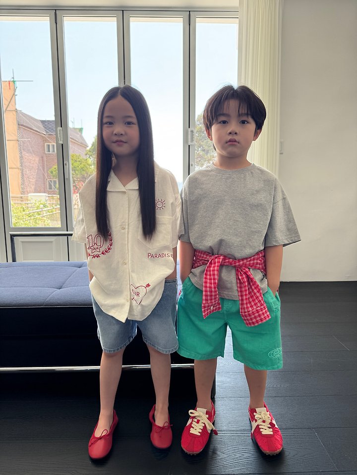 Our - Korean Children Fashion - #kidsstore - Linen Drawing Shirt - 3