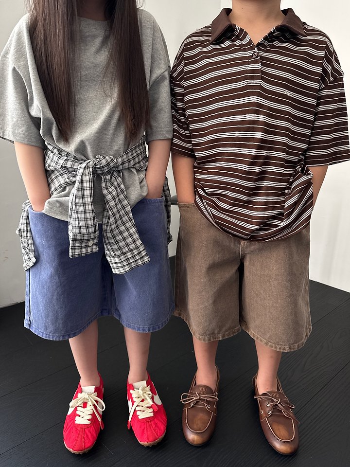 Our - Korean Children Fashion - #littlefashionista - Like ST Collar Tee - 3