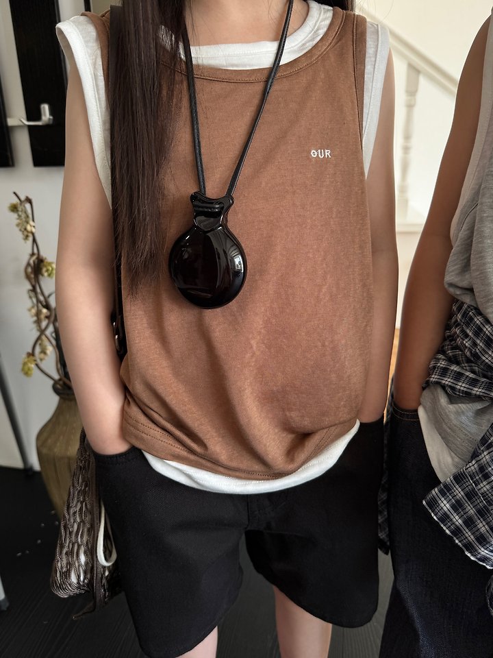 Our - Korean Children Fashion - #littlefashionista - Layered Sleeveless - 5