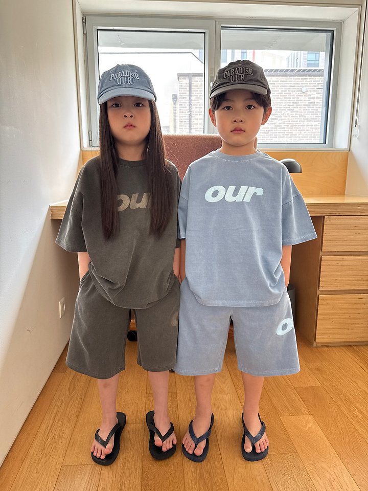 Our - Korean Children Fashion - #magicofchildhood - Ash Washed Set - 3