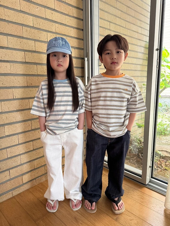 Our - Korean Children Fashion - #magicofchildhood - Fly Striped Tee - 8