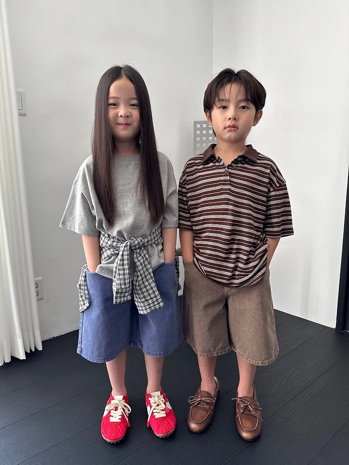 Our - Korean Children Fashion - #littlefashionista - Like ST Collar Tee - 4