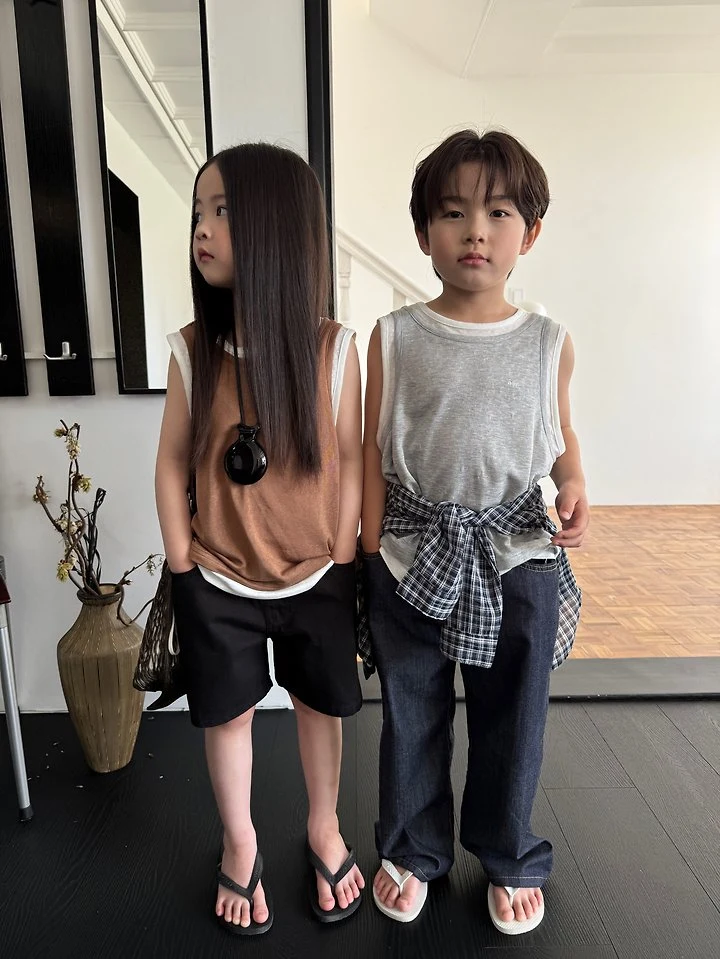 Our - Korean Children Fashion - #magicofchildhood - Layered Sleeveless - 6