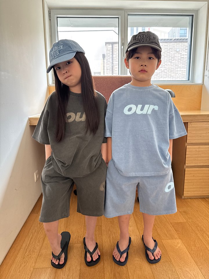 Our - Korean Children Fashion - #magicofchildhood - Ash Washed Set - 4