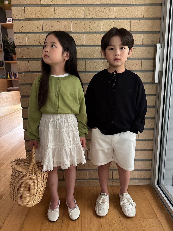 Our - Korean Children Fashion - #minifashionista - Plain Cardigan - 6