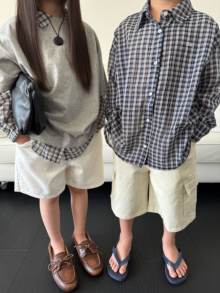Our - Korean Children Fashion - #minifashionista - Check Shirt - 5