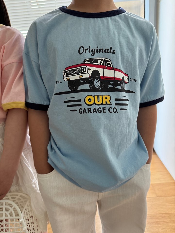 Our - Korean Children Fashion - #minifashionista - Truck Rappa Tee - 12