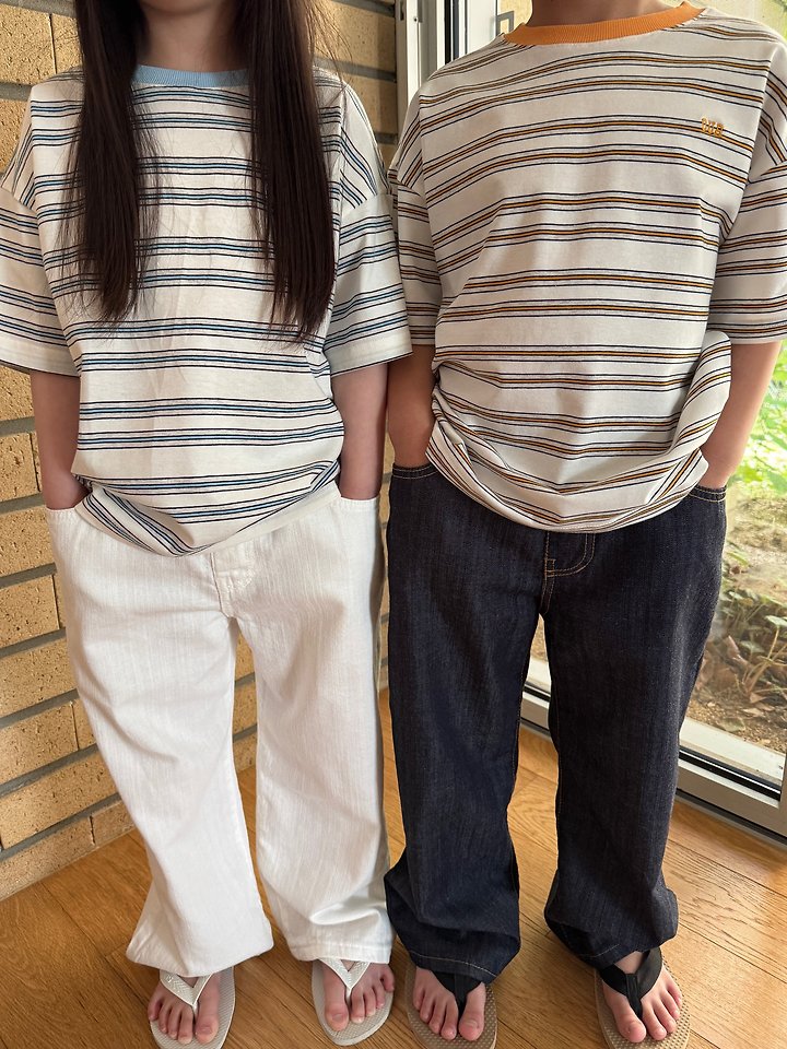 Our - Korean Children Fashion - #minifashionista - Fly Striped Tee - 9