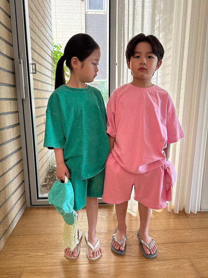 Our - Korean Children Fashion - #minifashionista - 26 Stone Washed Set - 6