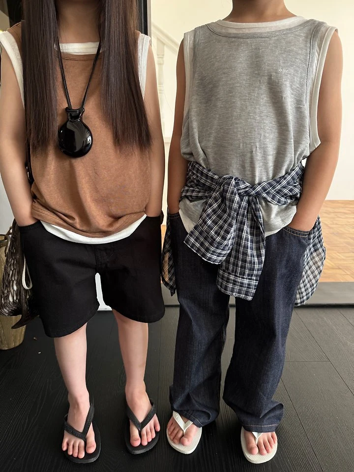 Our - Korean Children Fashion - #minifashionista - Layered Sleeveless - 7