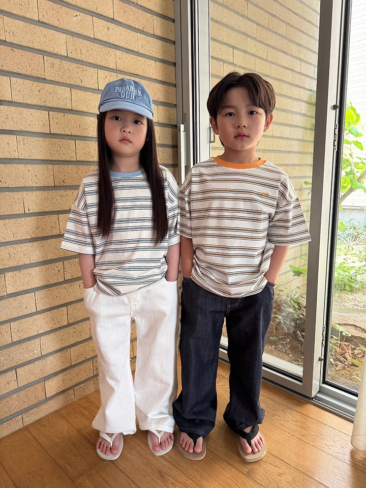 Our - Korean Children Fashion - #prettylittlegirls - Fly Striped Tee - 10