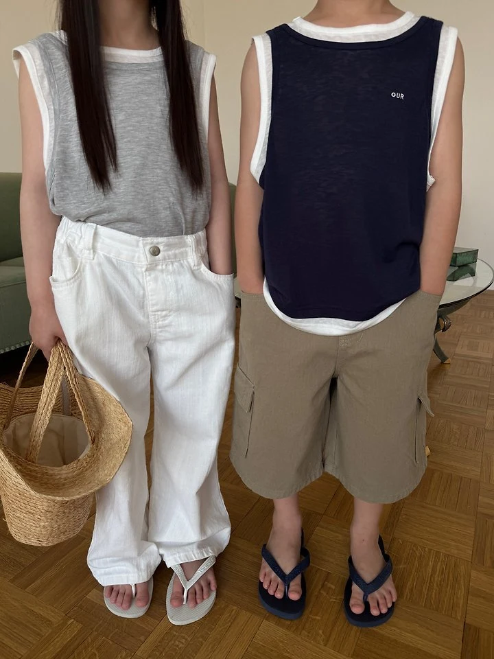 Our - Korean Children Fashion - #stylishchildhood - Layered Sleeveless - 11