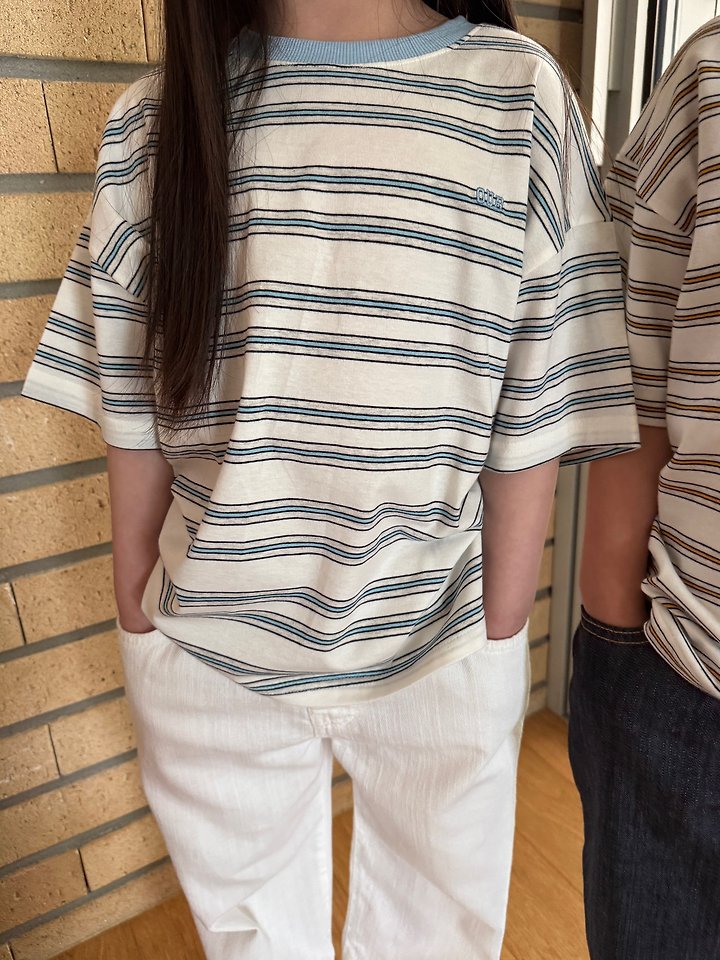 Our - Korean Children Fashion - #todddlerfashion - Fly Striped Tee - 11