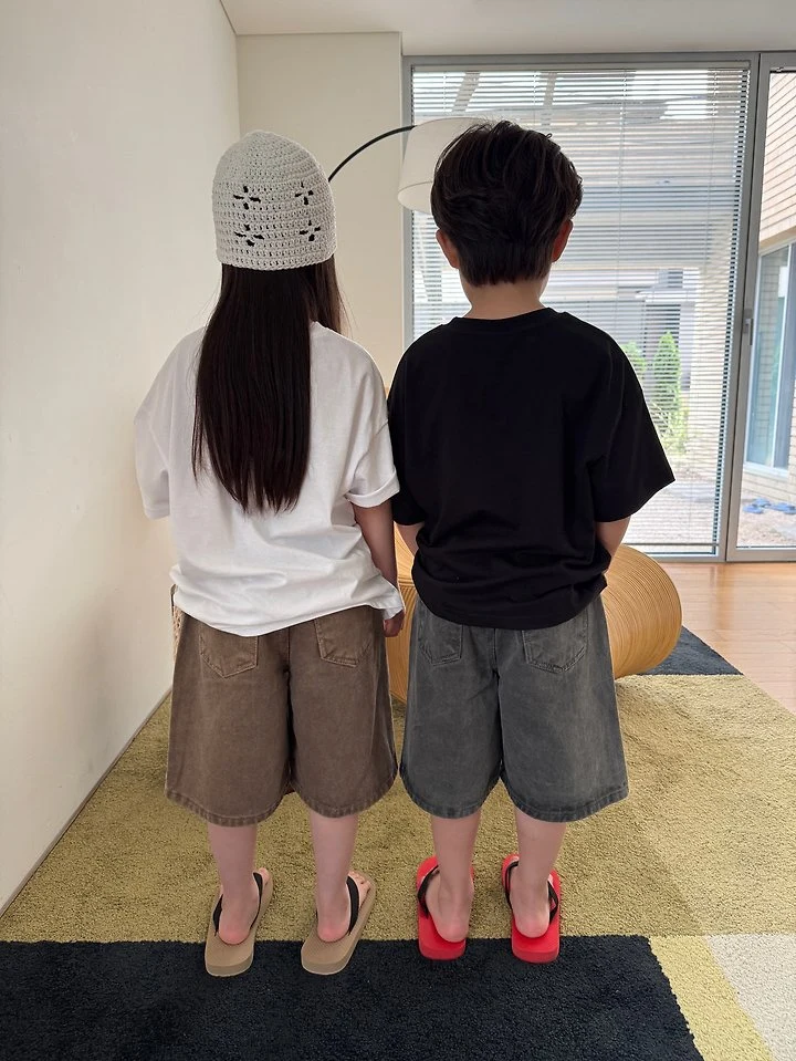 Our - Korean Children Fashion - #todddlerfashion - End Washed Bermuda Pants - 9