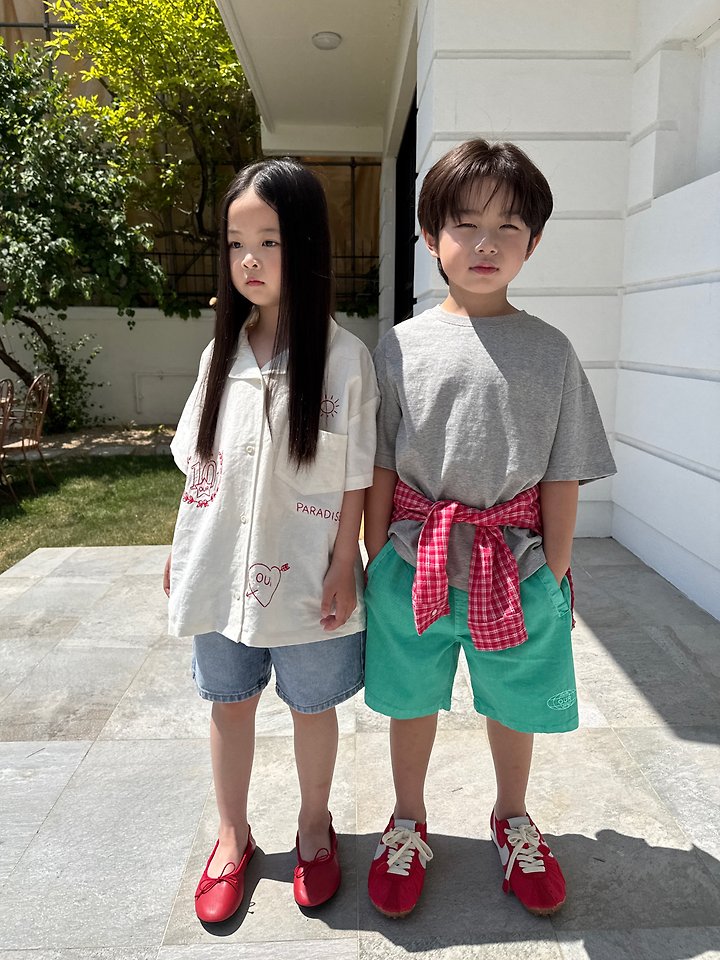 Our - Korean Children Fashion - #todddlerfashion - Linen Drawing Shirt - 10