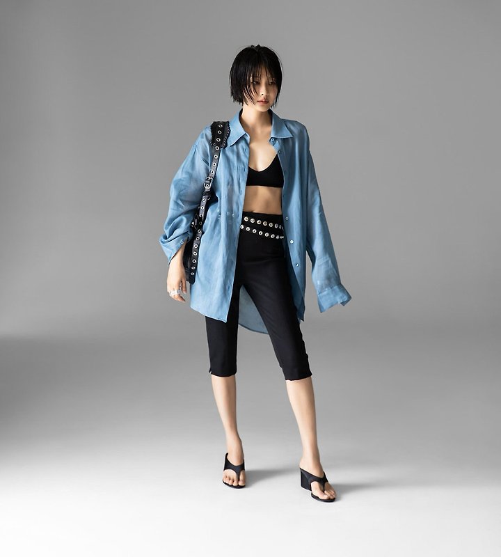 Paper Moon - Korean Women Fashion - #momslook - Center Seam Capri Leggings - 2