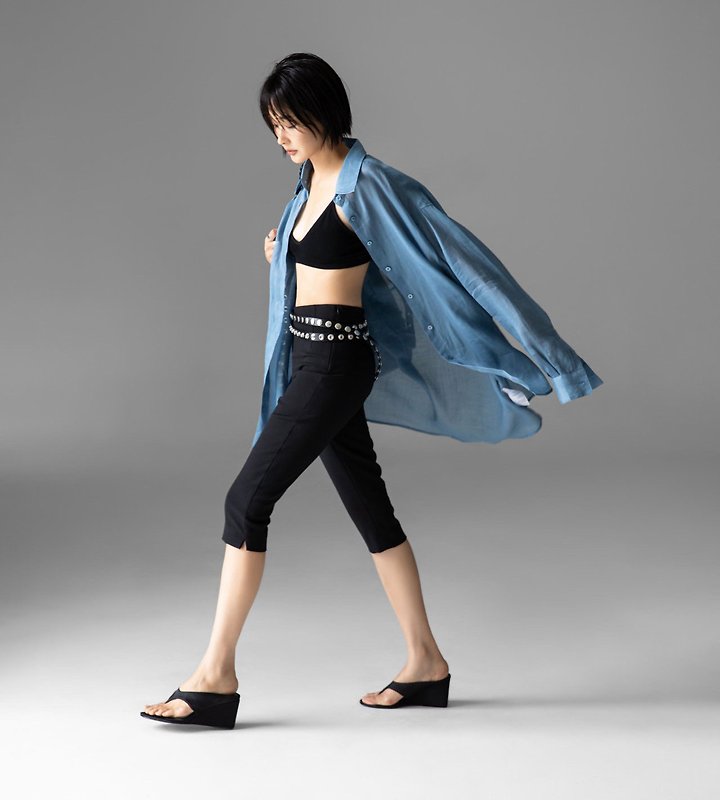 Paper Moon - Korean Women Fashion - #womensfashion - Center Seam Capri Leggings - 4