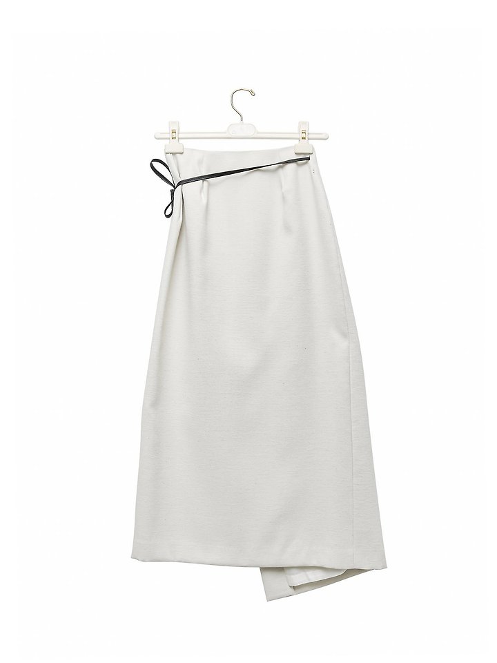 Paper Moon - Korean Women Fashion - #momslook - Linen Wrap Pencil Maxi Skirt - 6