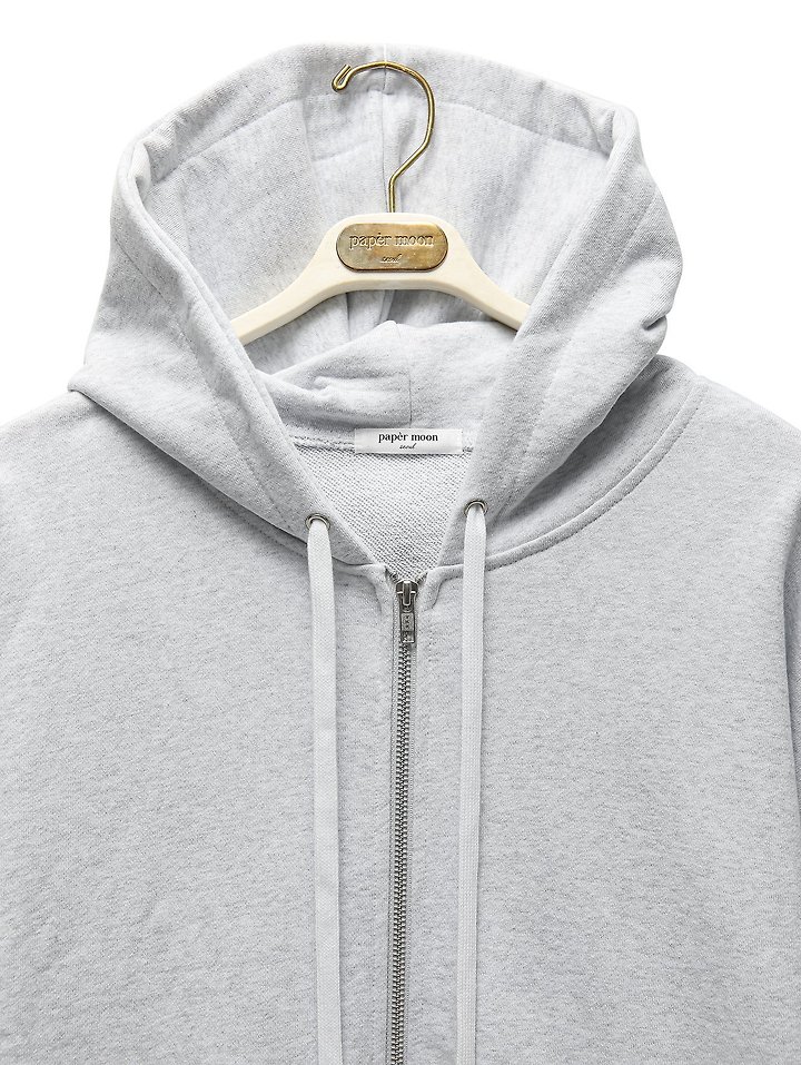 Paper Moon - Korean Women Fashion - #momslook - Classic Oversized Two-Way Zip-Up Hoodie - 8