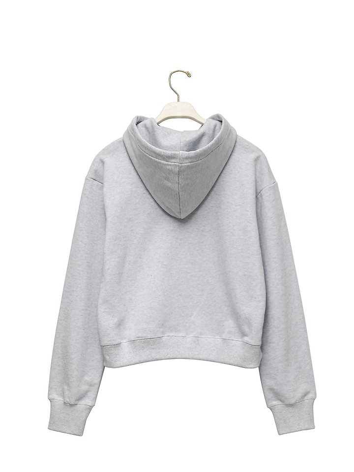 Paper Moon - Korean Women Fashion - #momslook - Classic Slim Fit Two-Way Zip-Up Hoodie - 7