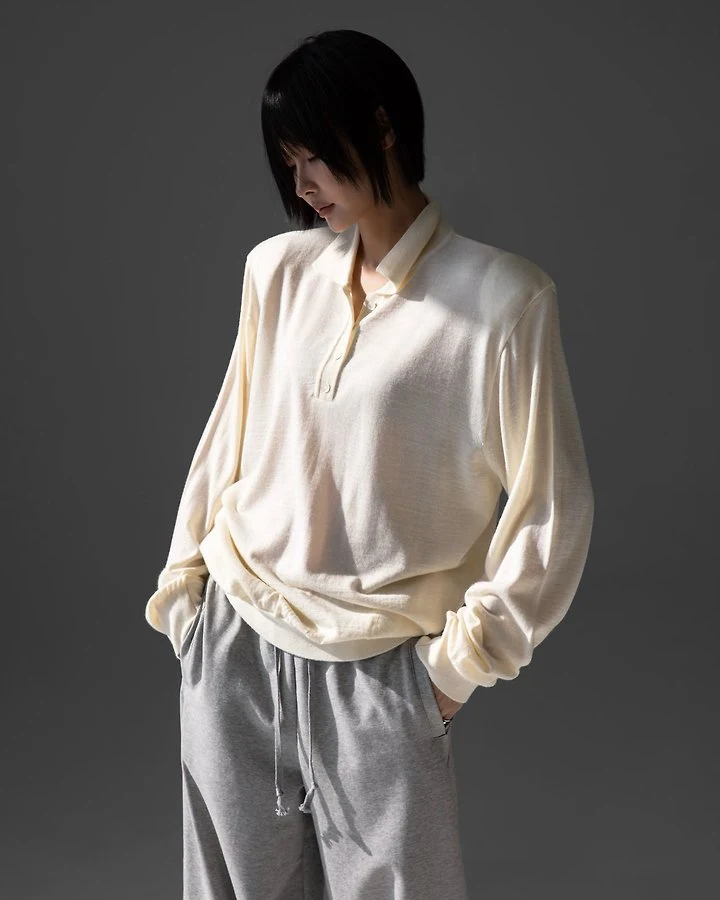 Paper Moon - Korean Women Fashion - #momslook - Classic Padded Shoulder Knit - 3