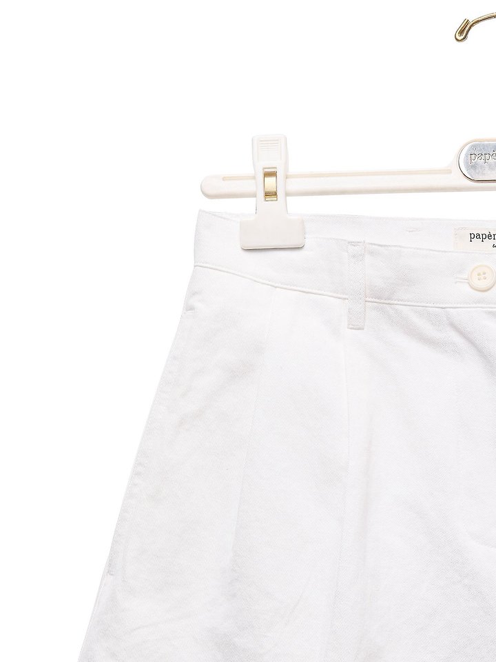 Paper Moon - Korean Women Fashion - #momslook - Washed Linen Chino Shorts - 11