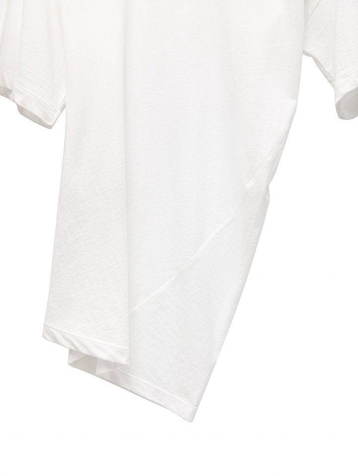 Paper Moon - Korean Women Fashion - #momslook - Twist Drape Side Line Detail Tee - 11