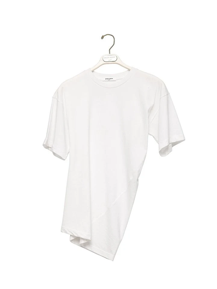 Paper Moon - Korean Women Fashion - #momslook - Twist Drape Side Line Detail Tee - 7
