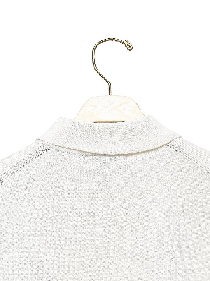 Paper Moon - Korean Women Fashion - #momslook - Collar Short Sleeve Button Cardigan - 10