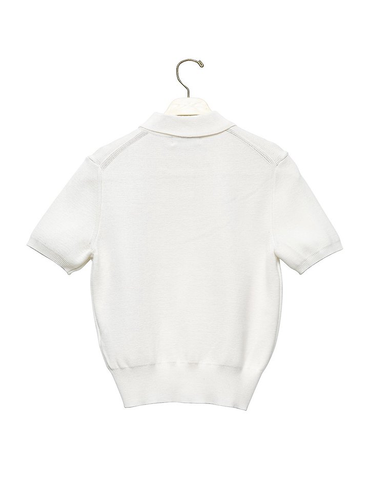 Paper Moon - Korean Women Fashion - #momslook - Collar Short Sleeve Button Cardigan - 6