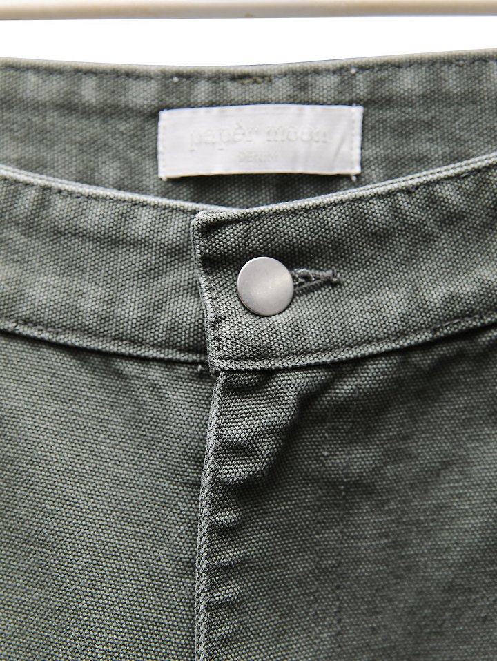 Paper Moon - Korean Women Fashion - #momslook - Vintage Ankle Carpenter Culotte Pants - 8