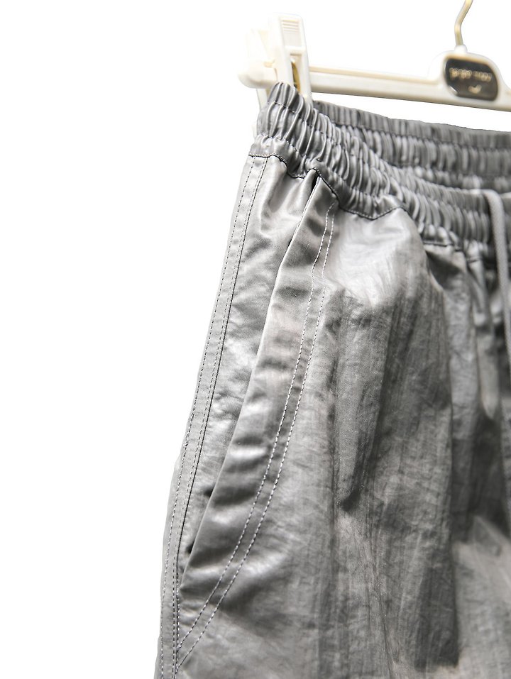 Paper Moon - Korean Women Fashion - #momslook - Tech Leather Bermuda Pants - 7