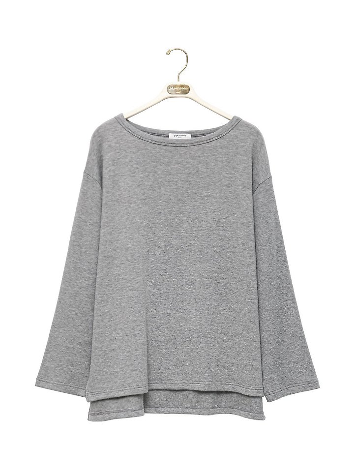Paper Moon - Korean Women Fashion - #womensfashion - Soft Lounge Set Boat Neck Tee - 4