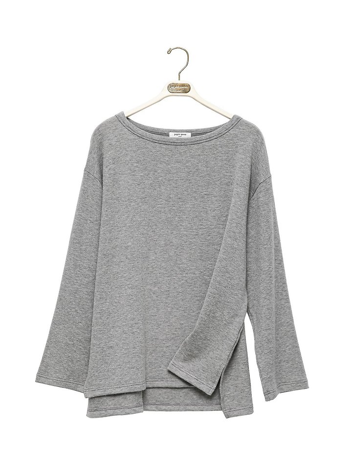 Paper Moon - Korean Women Fashion - #momslook - Soft Lounge Set Boat Neck Tee - 6