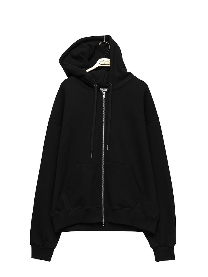 Paper Moon - Korean Women Fashion - #momslook - Classic Oversized Two-Way Zip-Up Hoodie - 6