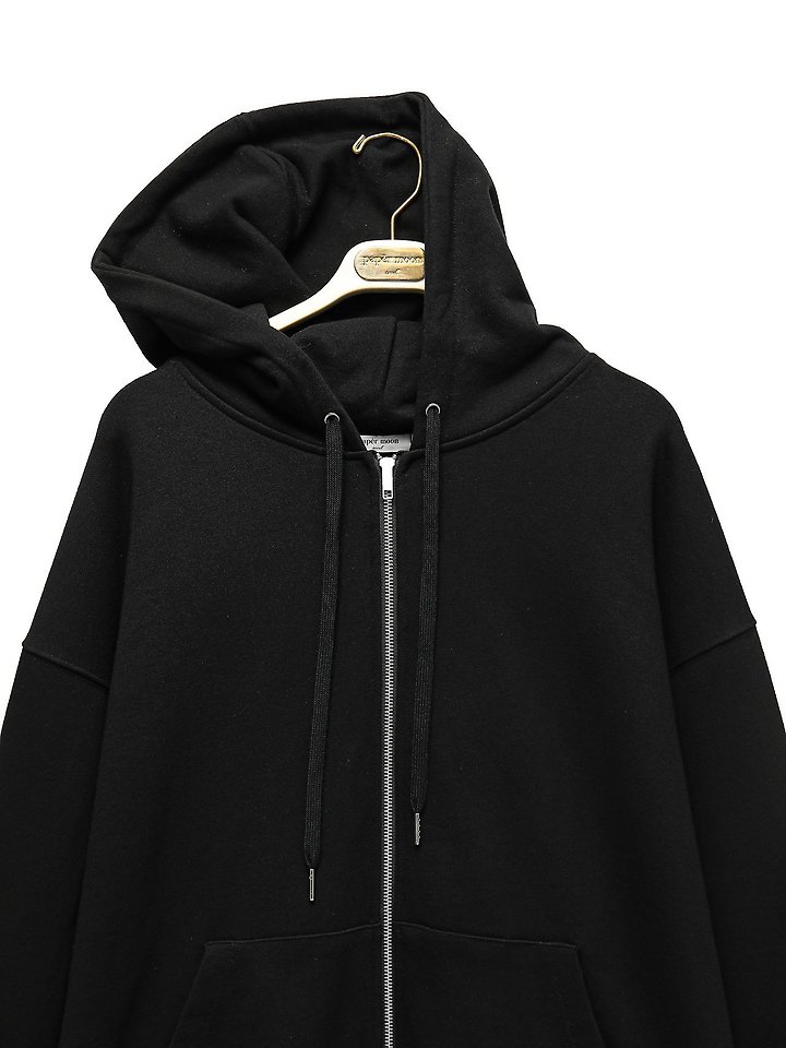 Paper Moon - Korean Women Fashion - #momslook - Classic Oversized Two-Way Zip-Up Hoodie - 8