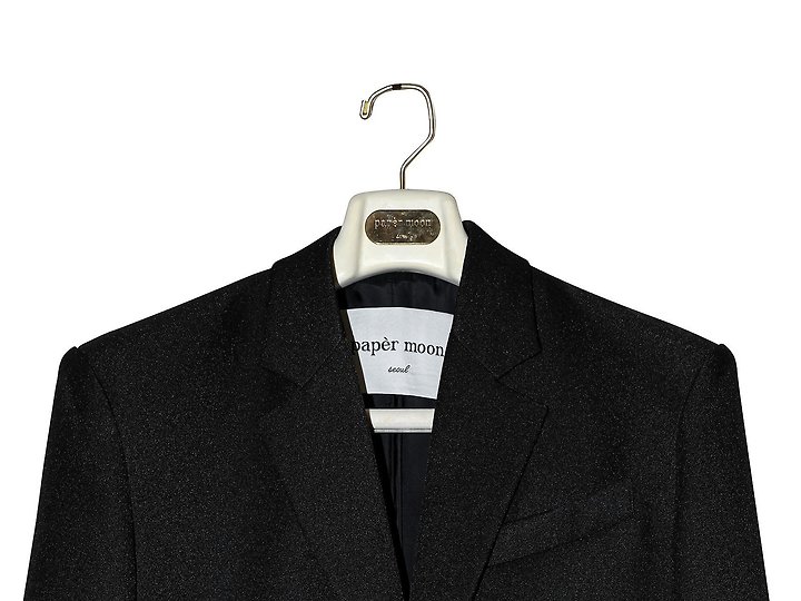 Paper Moon - Korean Women Fashion - #momslook - Square Shoulder Cut-Out Waist Detail Minimal Blazer - 9
