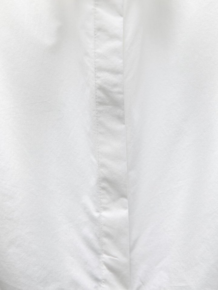 Paper Moon - Korean Women Fashion - #momslook - Classic Shoulder Pad Crop Button-Down Shirt - 11