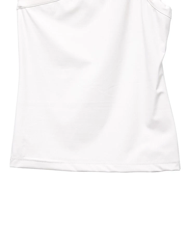 Paper Moon - Korean Women Fashion - #momslook - Diagonal One-Shoulder Tank Top - 12