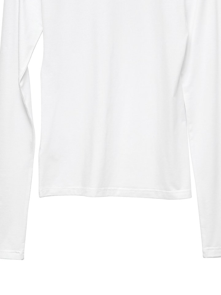 Paper Moon - Korean Women Fashion - #momslook - Classic Slim Fit Tencel Crew Neck Top - 11
