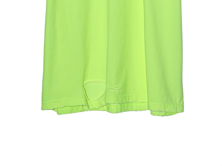Paper Moon - Korean Women Fashion - #momslook - Oversized Pigment Cutting Detail Tee - 9
