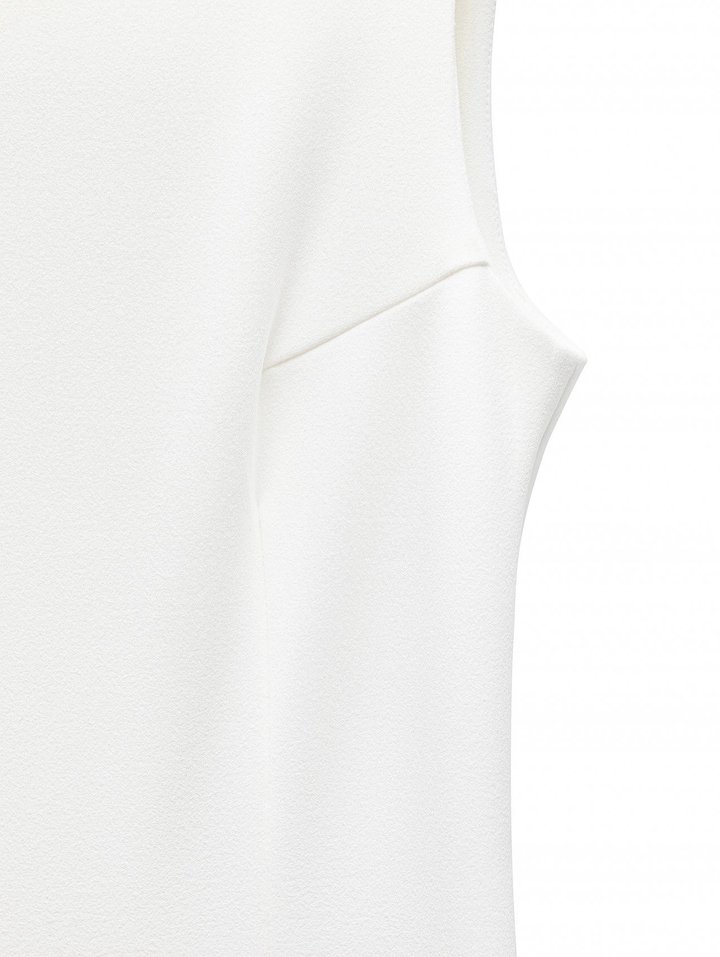 Paper Moon - Korean Women Fashion - #momslook - Crepe Pencil Line Midi Sleeveless Kelly One-piece - 12