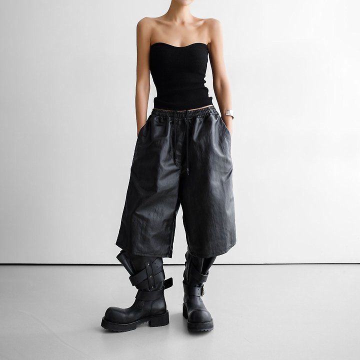 Paper Moon - Korean Women Fashion - #momslook - Tech Bermuda Pants