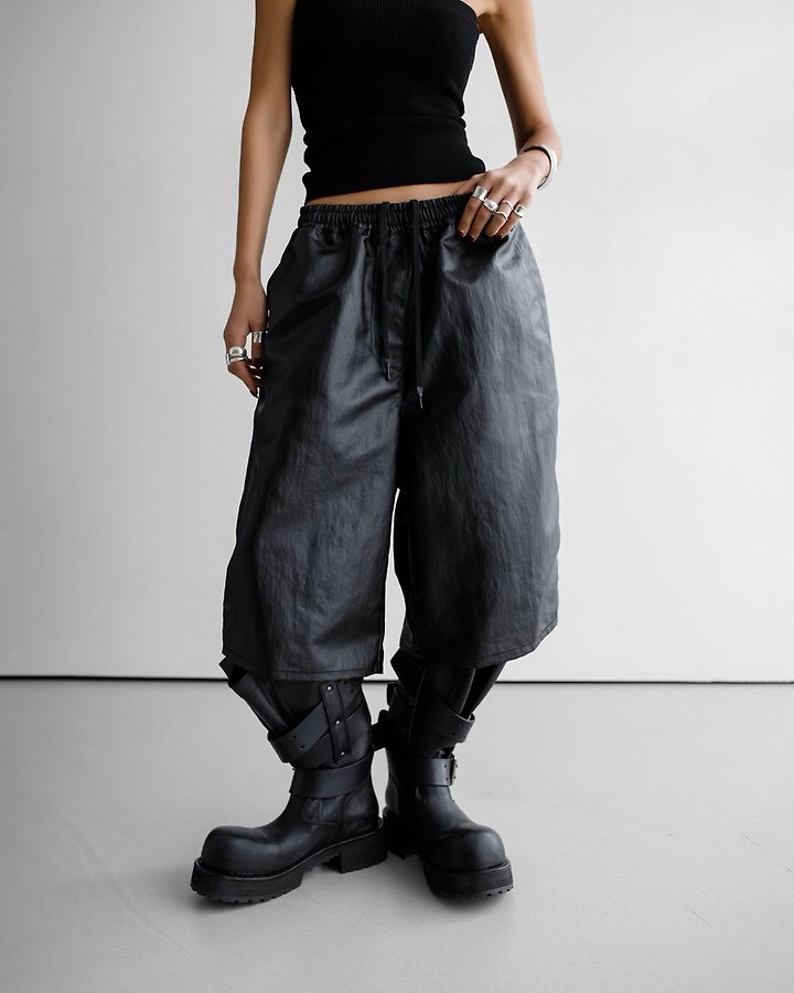 Paper Moon - Korean Women Fashion - #momslook - Tech Bermuda Pants - 3