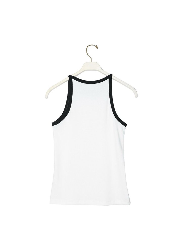 Paper Moon - Korean Women Fashion - #momslook - Halter Neck Sleeveless Tank Top - 10