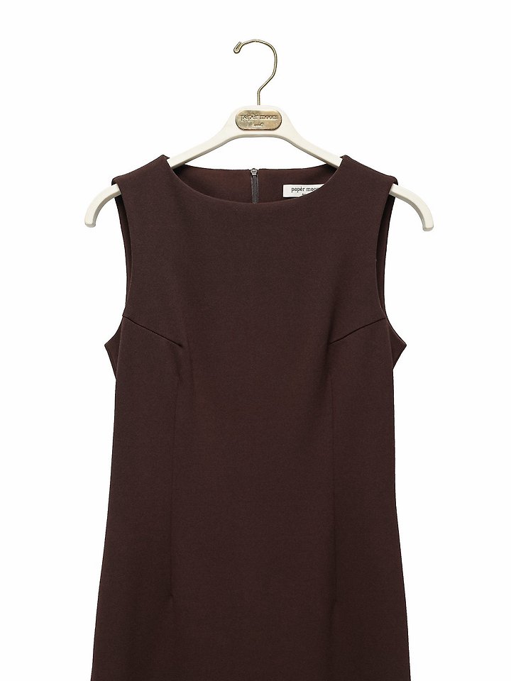 Paper Moon - Korean Women Fashion - #momslook - Crepe Pencil Line Midi Sleeveless Kelly One-piece - 10
