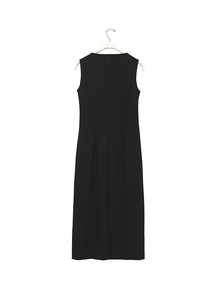 Paper Moon - Korean Women Fashion - #momslook - Crepe Pencil Line Midi Sleeveless Kelly One-piece - 8
